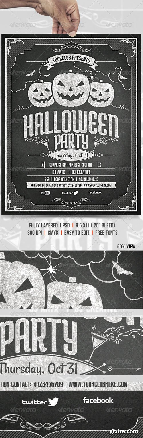 GraphicRiver - Halloween Party 5482292