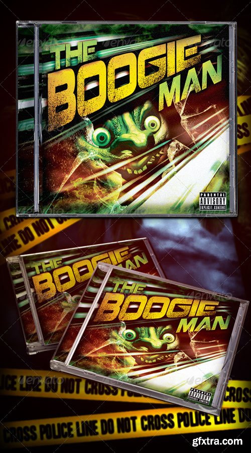 GraphicRiver - The Boogie Man Mixtape/Cd Cover
