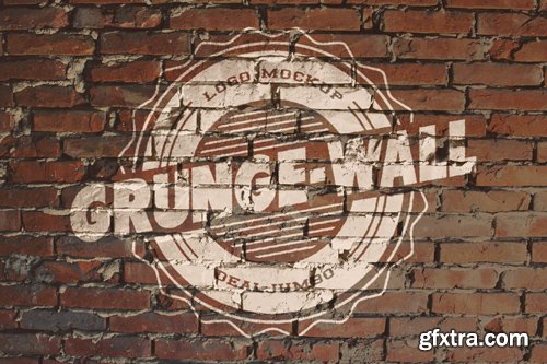 Grunge Logo Mock up