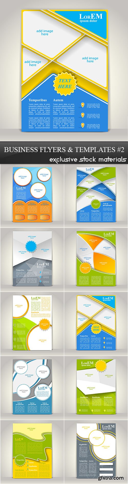 Business Flyers and Templates #2, 10xEPS