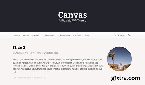 WooThemes - Canvas v5.8.5 - WordPress Template
