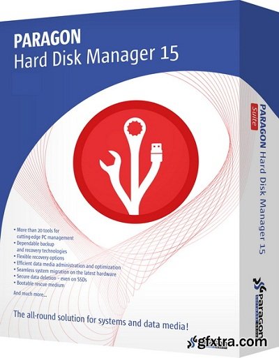 Paragon Hard Disk Manager 15 Professional 10.1.25.294 Recovery Boot Medias Windows 7 PE & Windows 8.1 PE