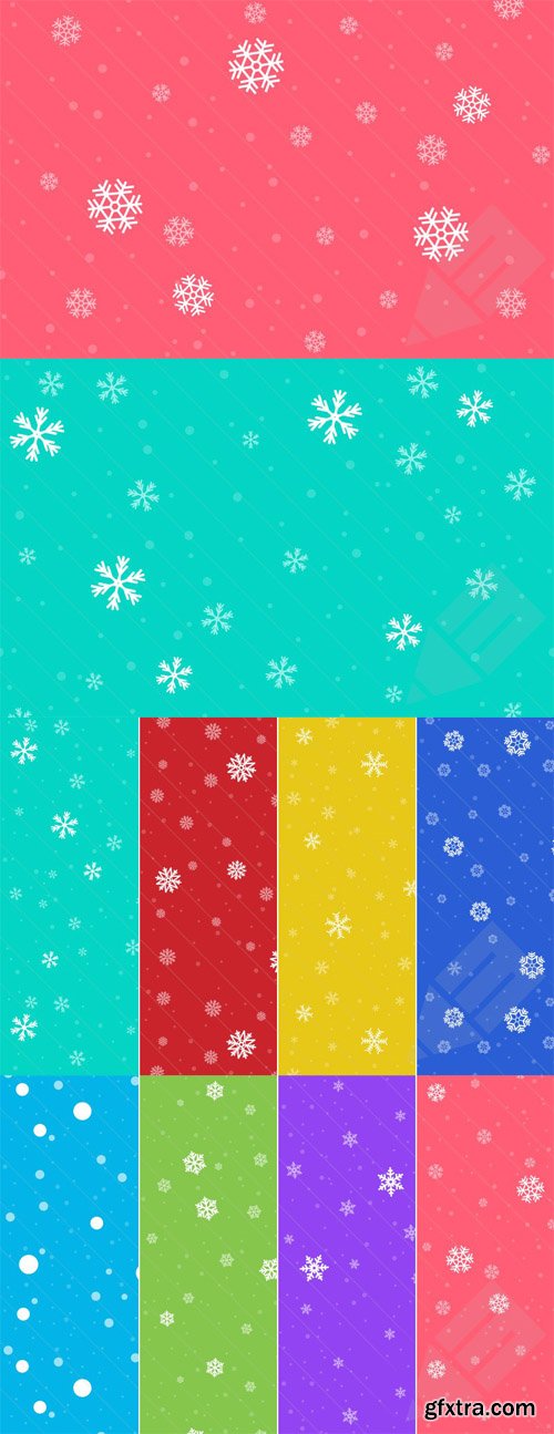 Seamless Snow Backgrounds