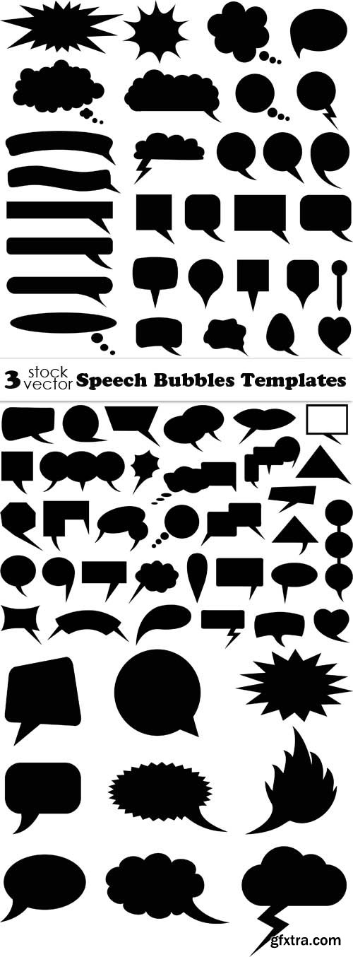 Vectors - Speech Bubbles Templates