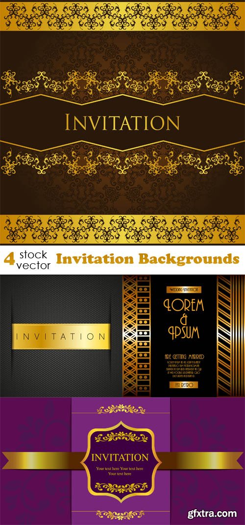 Vectors - Invitation Backgrounds