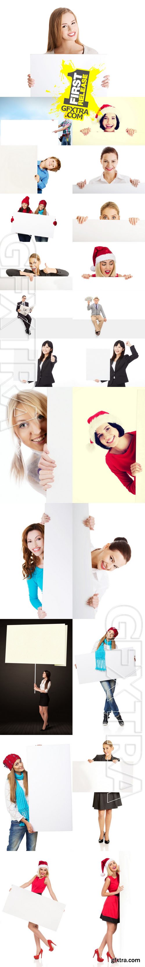 Stock Photos - People with Whiteboard
