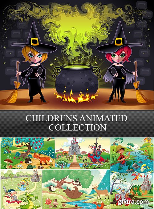 Childrens Animated Collection, 25xEPS