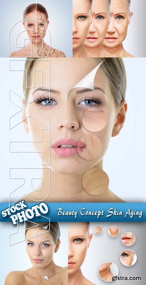 Stock Photo - Beauty Concept Skin Aging