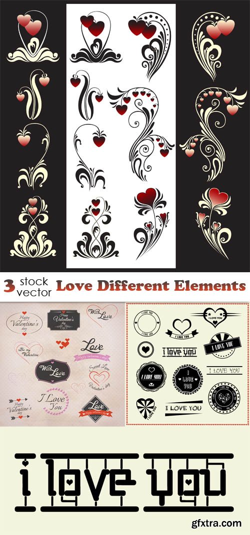 Vectors - Love Different Elements