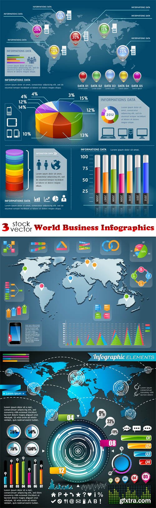 Vectors - World Business Infographics