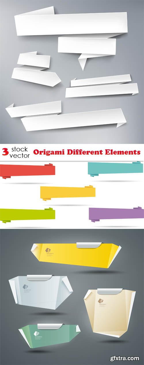 Vectors - Origami Different Elements