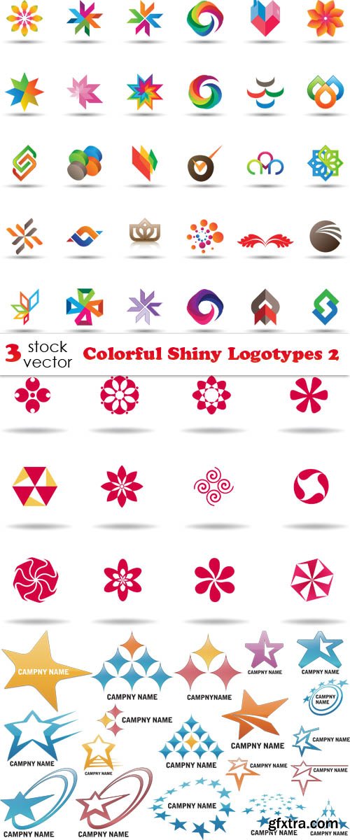 Vectors - Colorful Shiny Logotypes 2