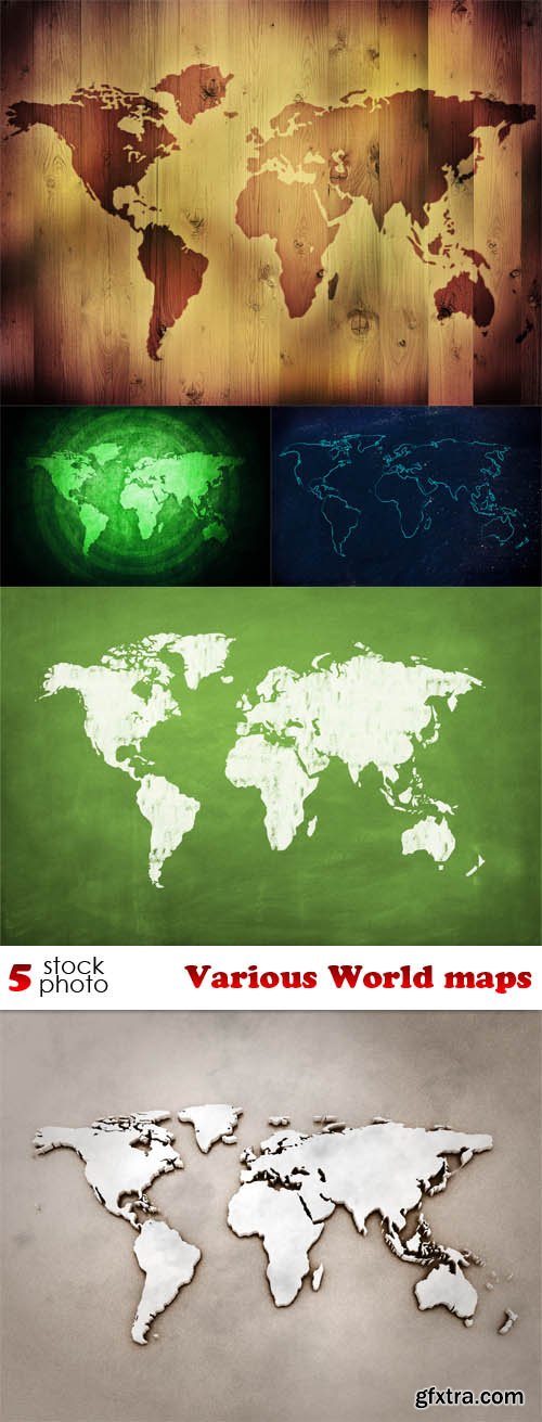 Photos - Various World maps