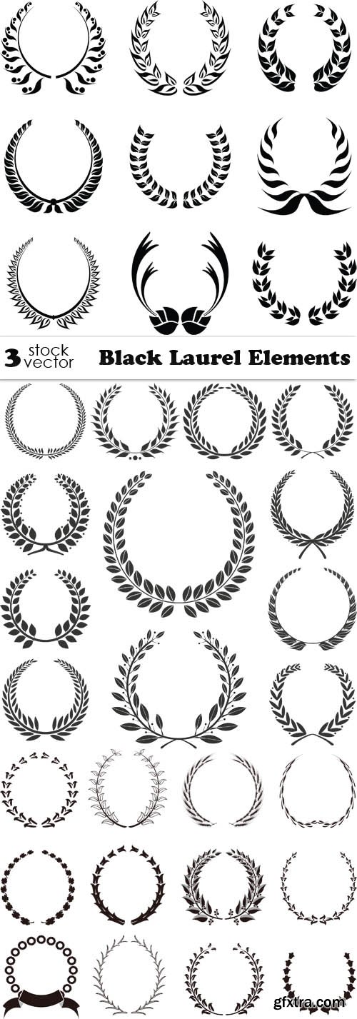 Vectors - Black Laurel Elements