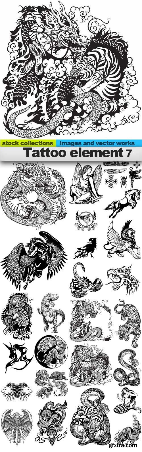 Tattoo Elements 7, 25xEPS