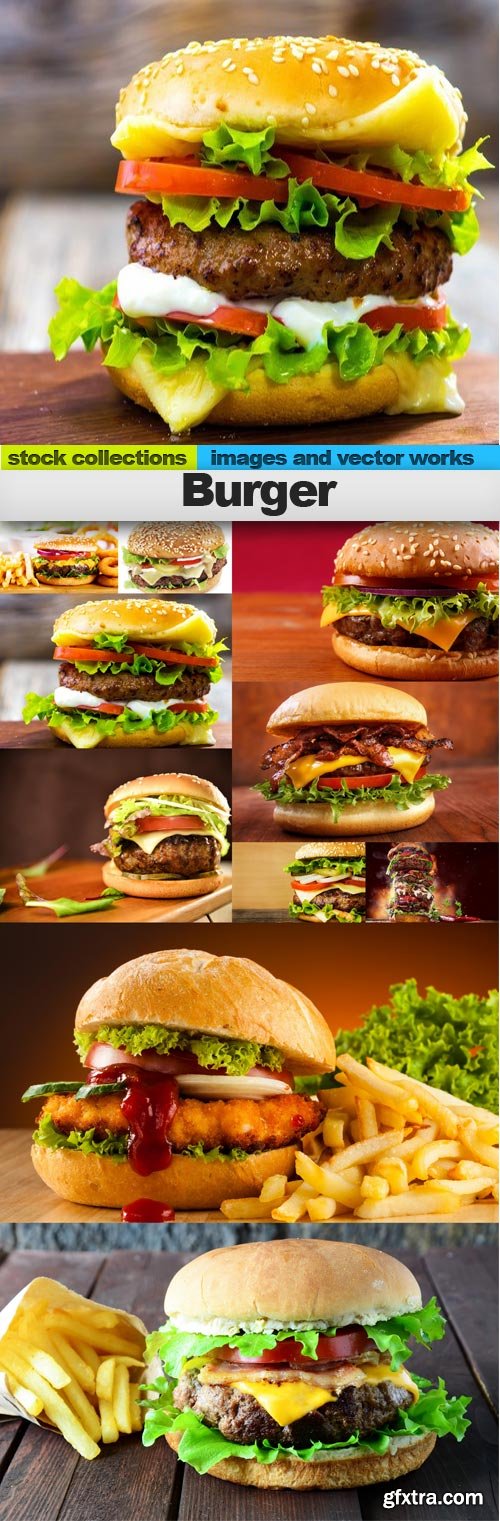 Burger, 10 x UHQ JPEG