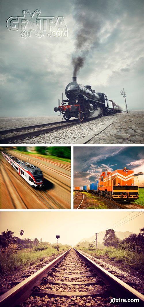 Amazing SS - Trains & Railroads, 25xJPGs