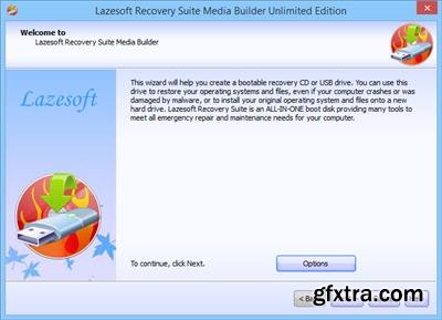 Lazesoft Recovery Suite v4.0.0.1 Unlimited Edition (WinPE BootCD)