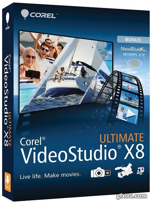 Corel VideoStudio Ultimate X8 v18.0.0.181 Multilingual (x86/x64) + Content
