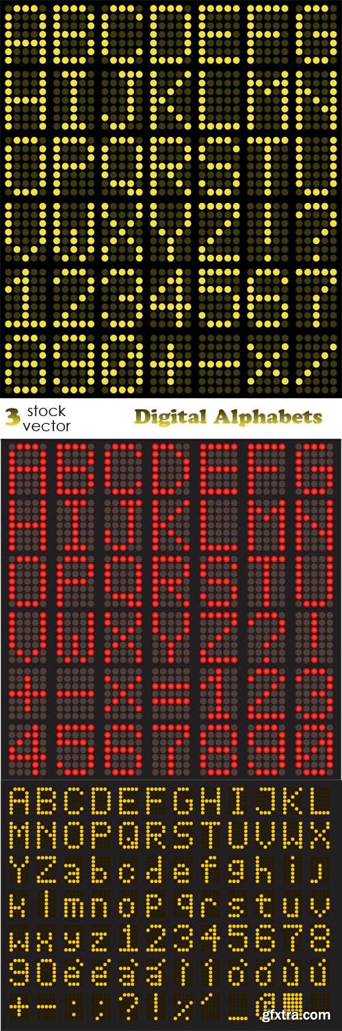 Vectors - Digital Alphabets