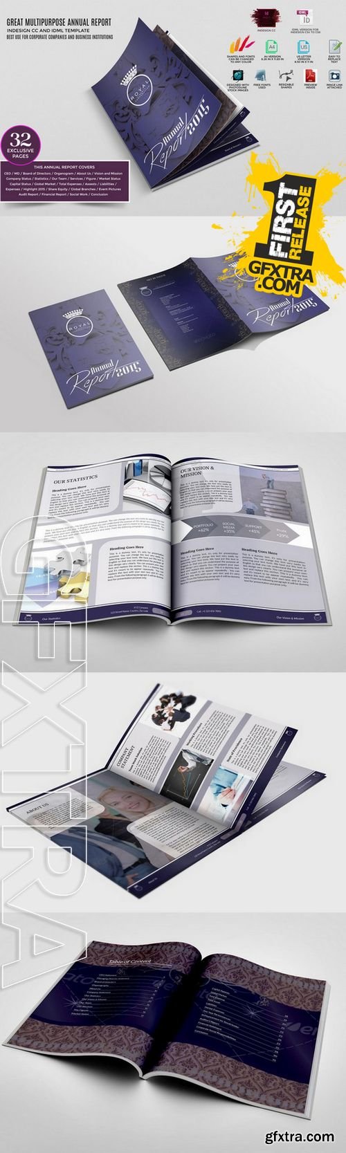 Ready Business Template for Report - CM 208286