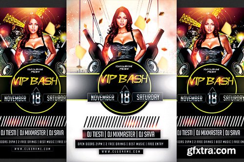 Vip Bash Party Flyer