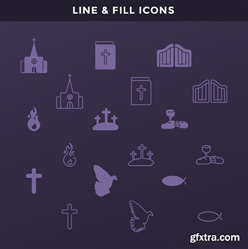 Ai Vector Web Icons - Christian Icons