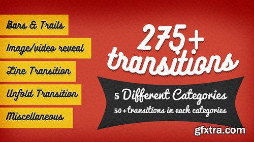 Videohive 275+ Transitions 11061197