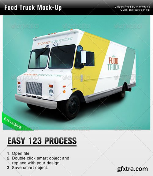 GraphicRiver - Food Truck Mock Up