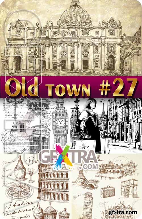 Old Town #27 - Stock Vector