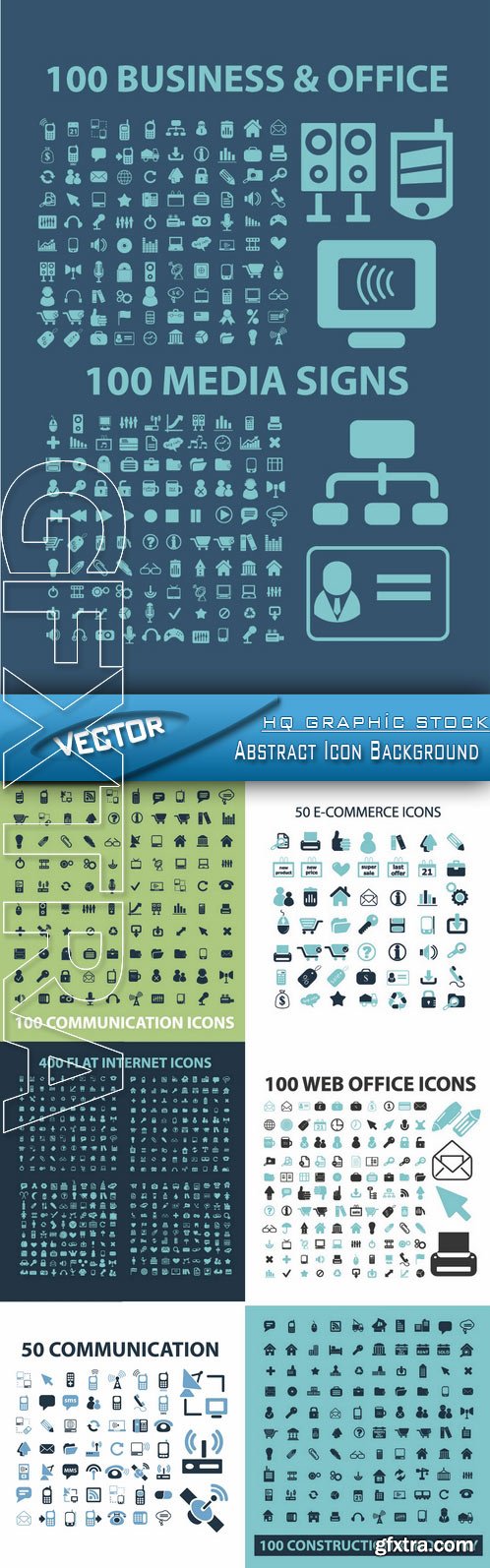 Stock Vector - Abstract Icon Background