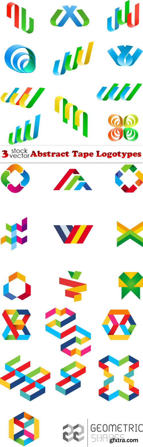 Vectors - Abstract Tape Logotypes