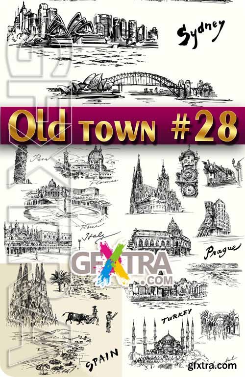 Old Town #28 - Stock Vector