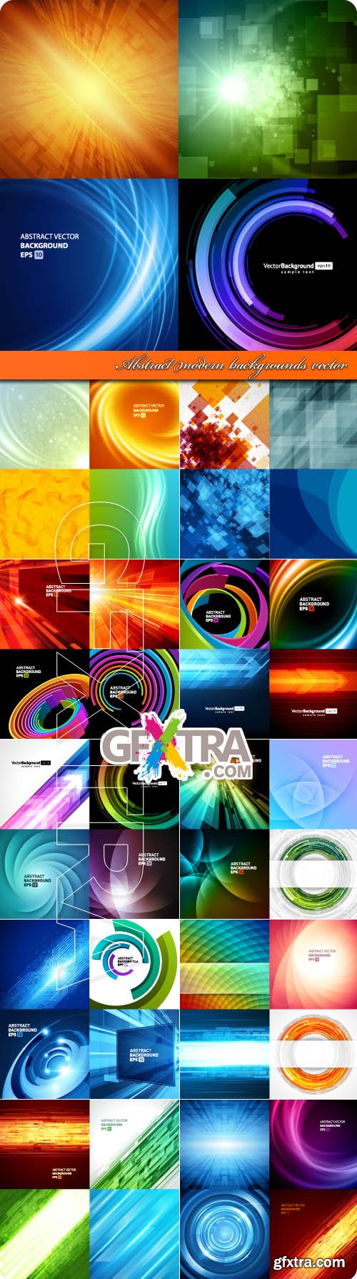 Abstract modern backgrounds vector