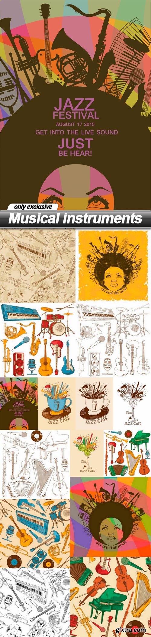 Musical instruments - 15 EPS