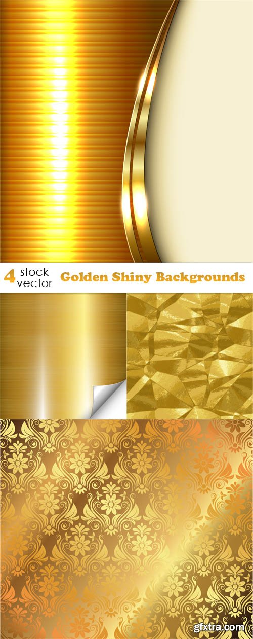 Vectors - Golden Shiny Backgrounds