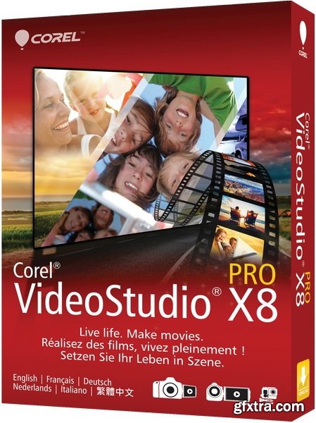 Corel VideoStudio Pro X8 18.6.0.6 Multilingual