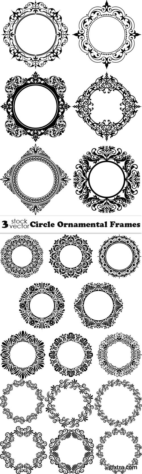 Vectors - Circle Ornamental Frames
