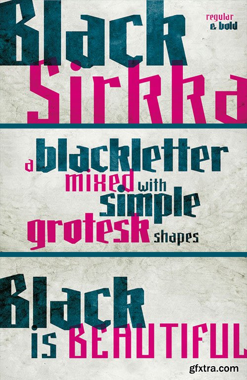 Black Sirkka - New Interpretation out of Blackletter 2xOTF $69