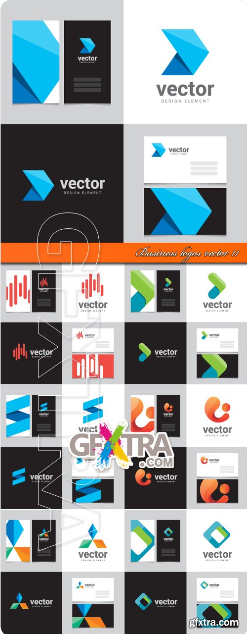 Business logos vector 11