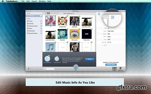 Wondershare TidyMyMusic 1.4.3 (Mac OS X)