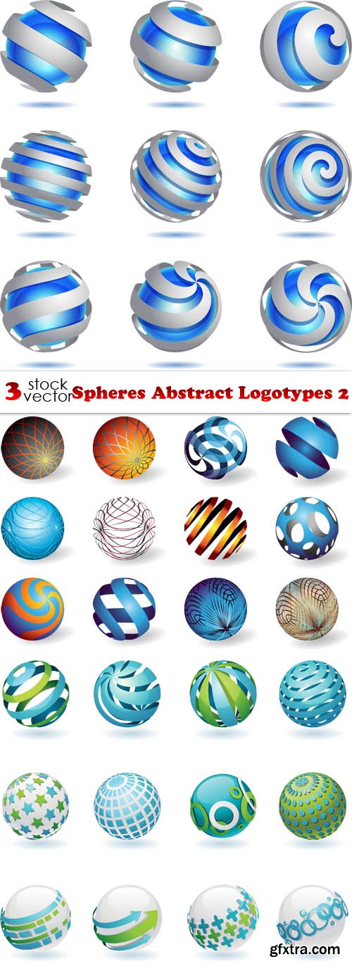 Vectors - Spheres Abstract Logotypes 2