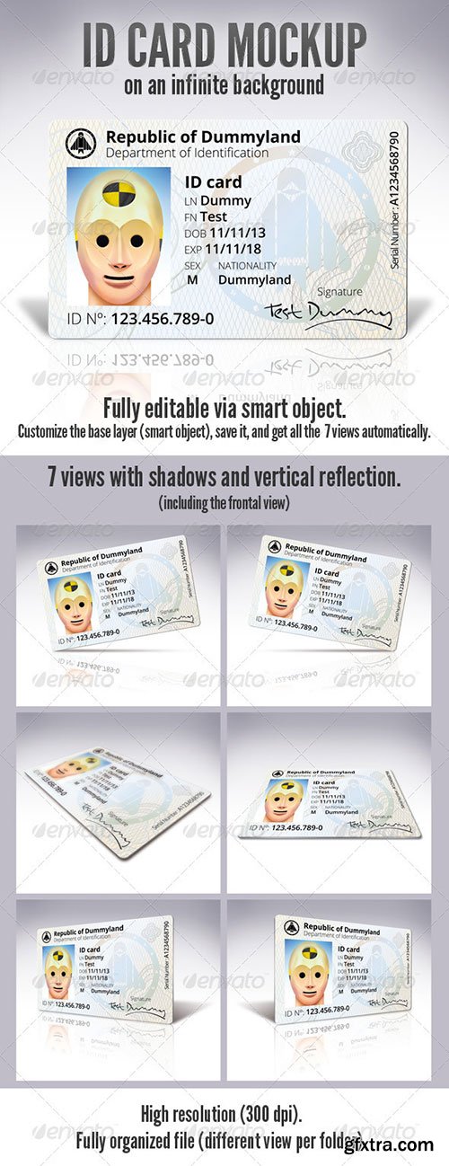 GraphicRiver - ID Card Mock ups 3488255