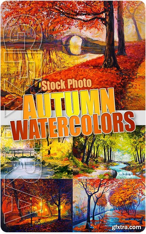 Autumn watercolors - UHQ Stock Photo
