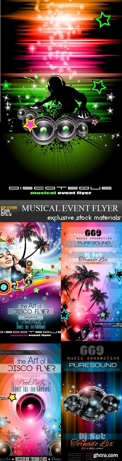 Musical Event Flyer - 5xEPS