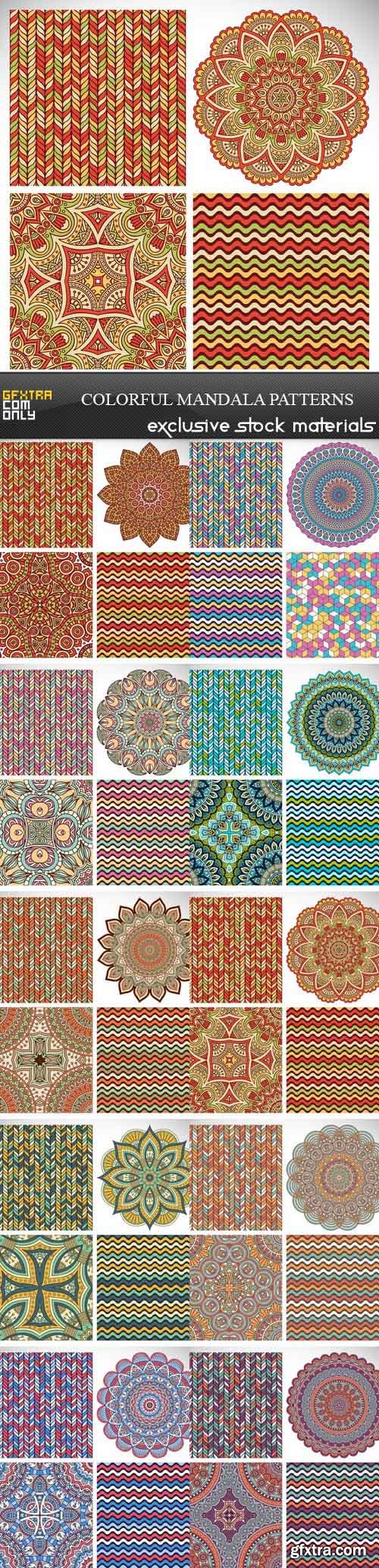 Colorful Mandala Patterns - 10xEPS