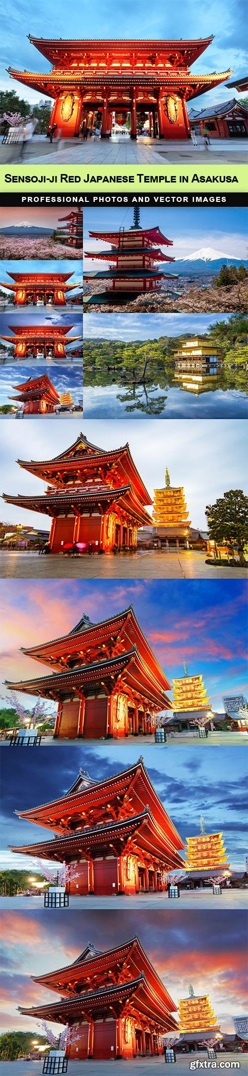 Sensoji-ji Red Japanese Temple in Asakusa - 10 UHQ JPEG