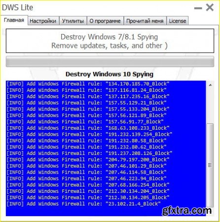 Destroy Windows 10 Spying v1.5 Build 528 Portable