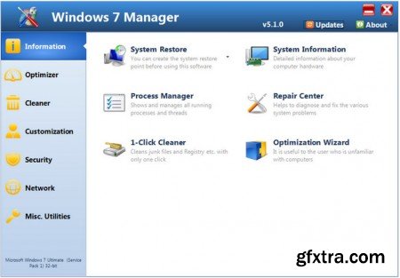 Yamicsoft Windows 7 Manager v5.1.6 Portable