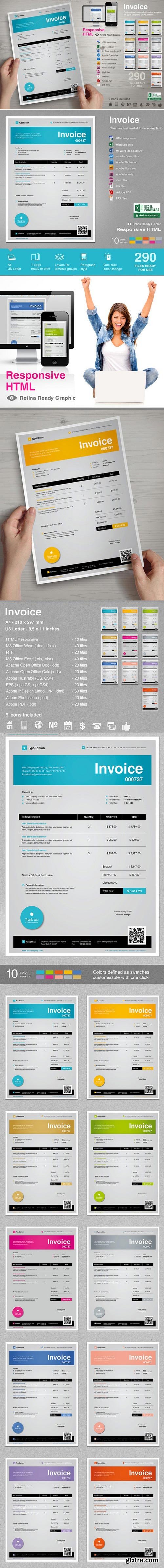 CM - Invoice Stationery Template 407743